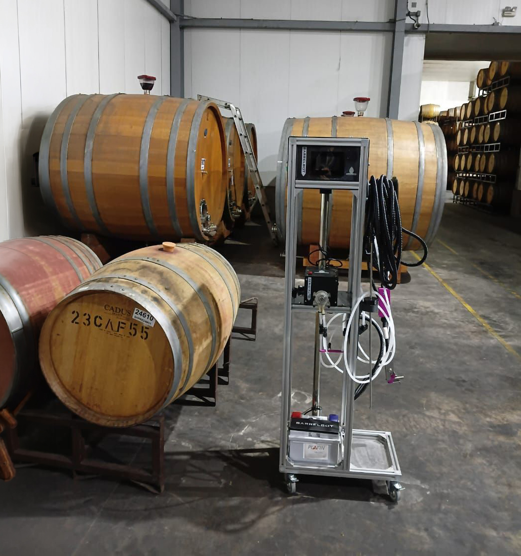 Barrelbot en barricas