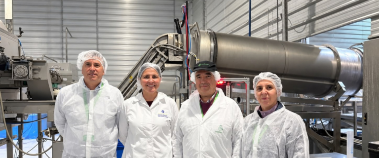Fullcover: aplicación electrostática de sorbato en ciruela deshidratada.